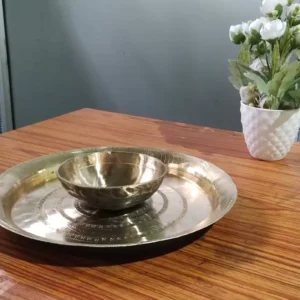 Kahor kahibati (Bell Metal Plate & Bowl)