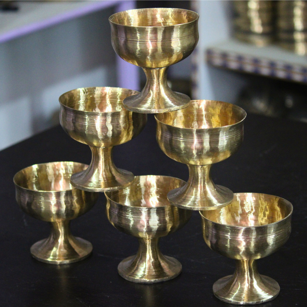 Bell Metal Stand Bowl or Baanbati