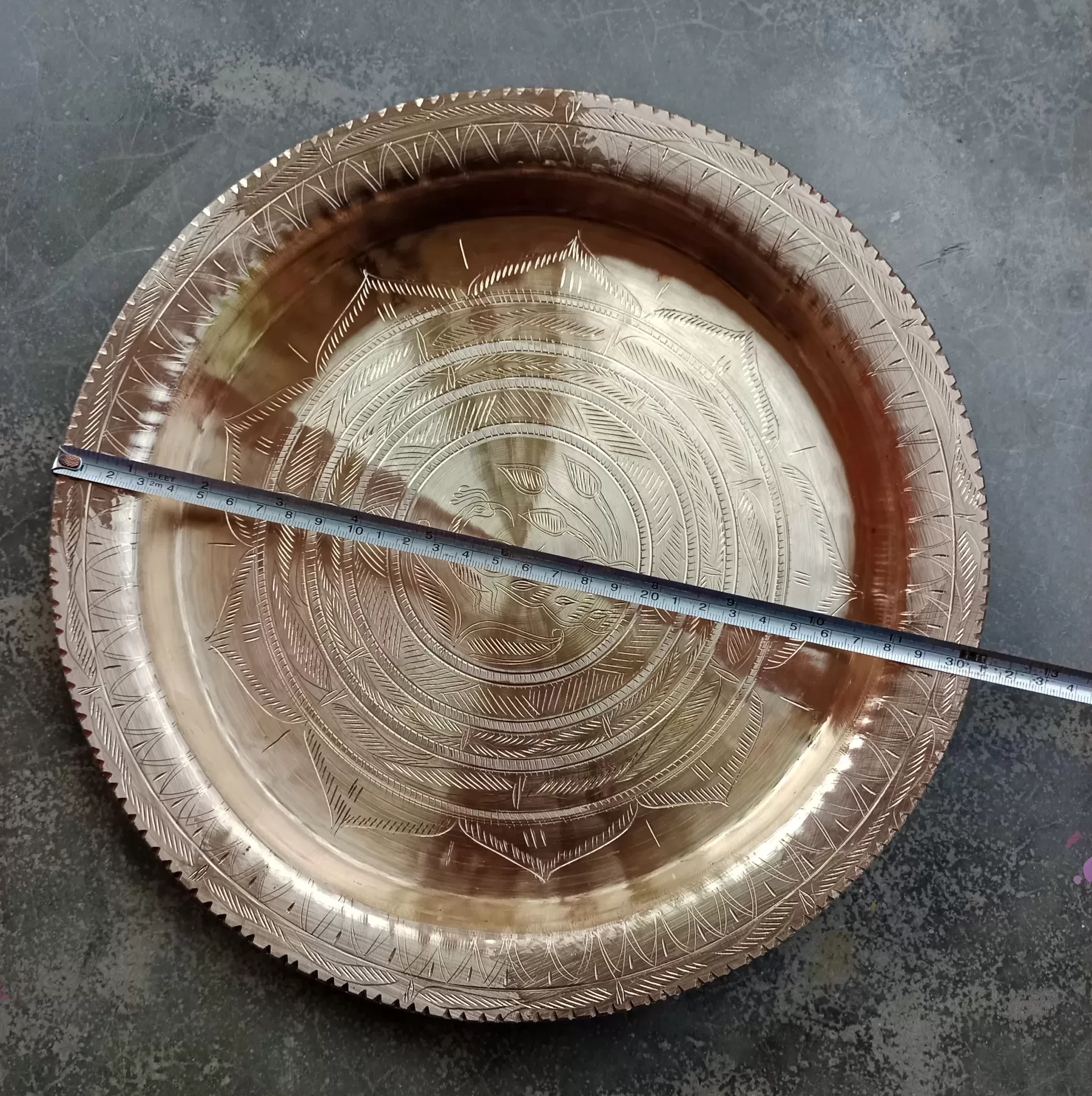 Bell Metal Bowl Plate Set (#2304),Kahi Bati Buy Online,Assamese B