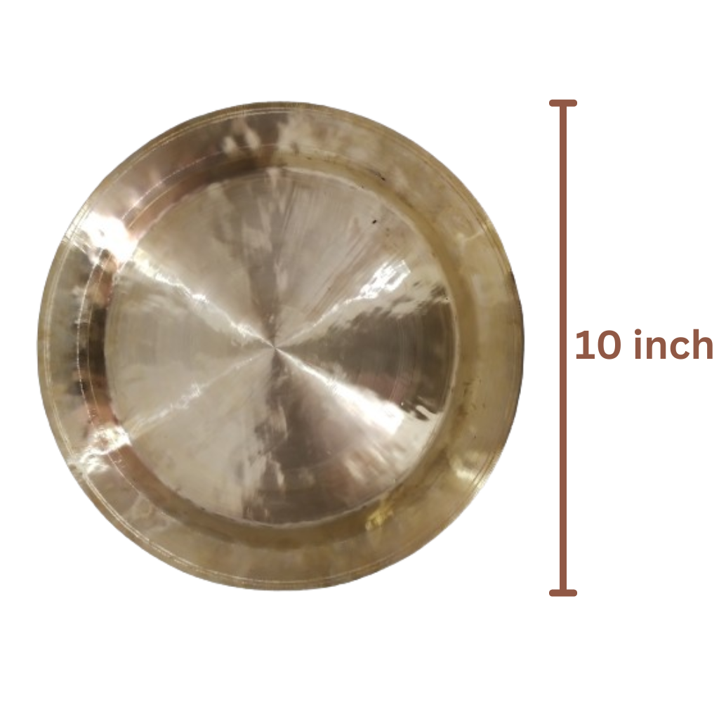 Bronze Thali or Bell Metal Plate or Kahor Kahi