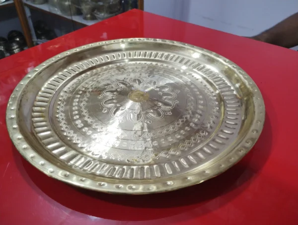 Brass Puja Thali/ Puspa Patra