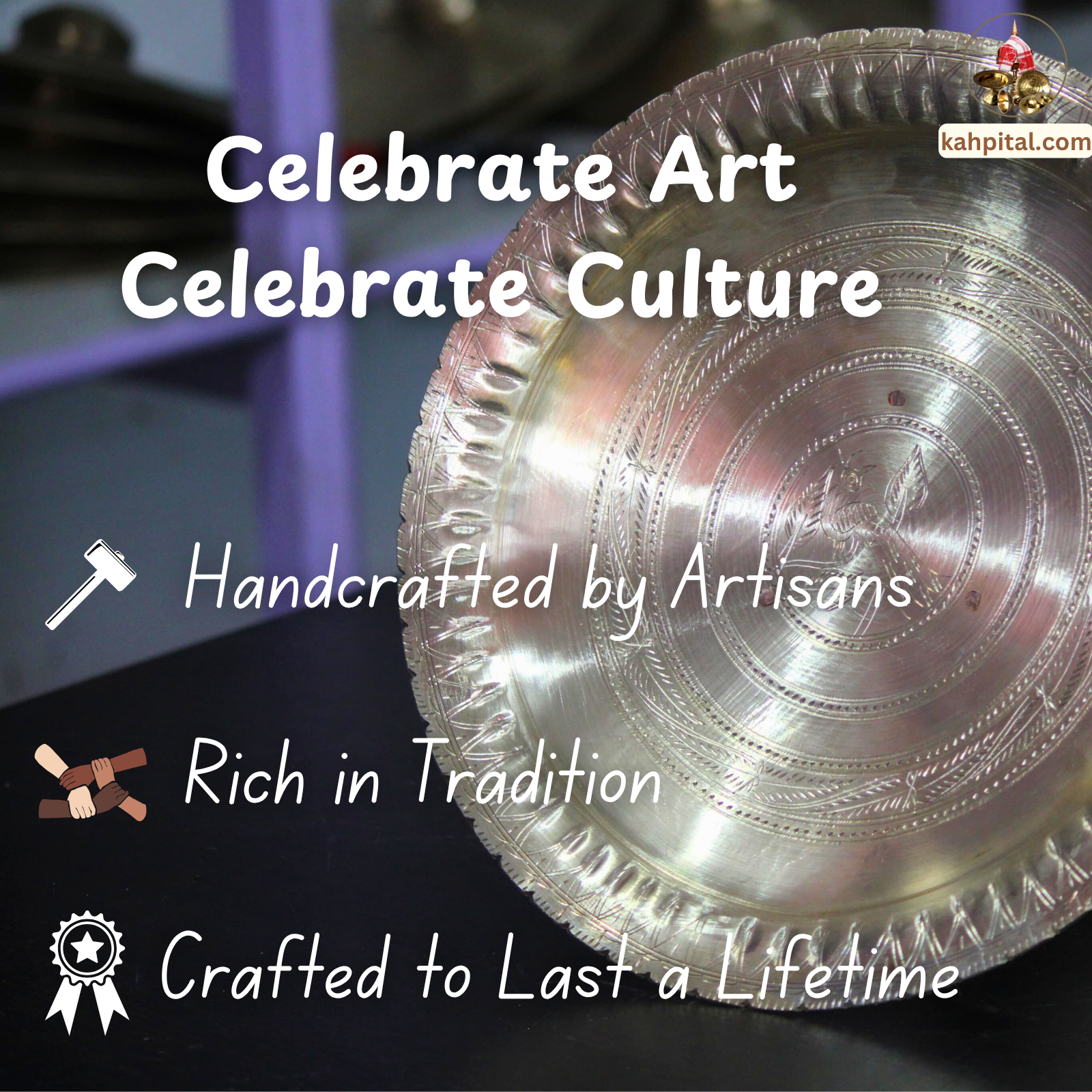 Handmade Ban Kahi or Stand Plate (Stand Plate ) for Your Kitchen & Home Decor