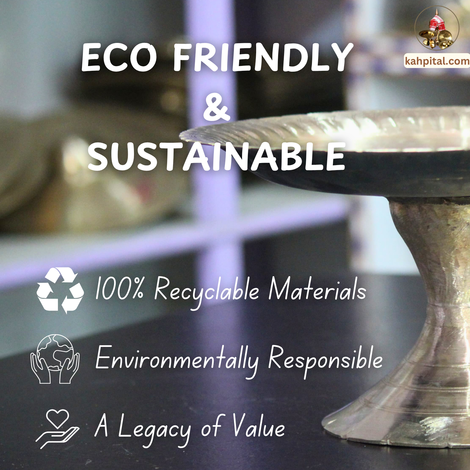 Handmade Ban Kahi or Stand Plate (Stand Plate ) for Your Kitchen & Home Decor