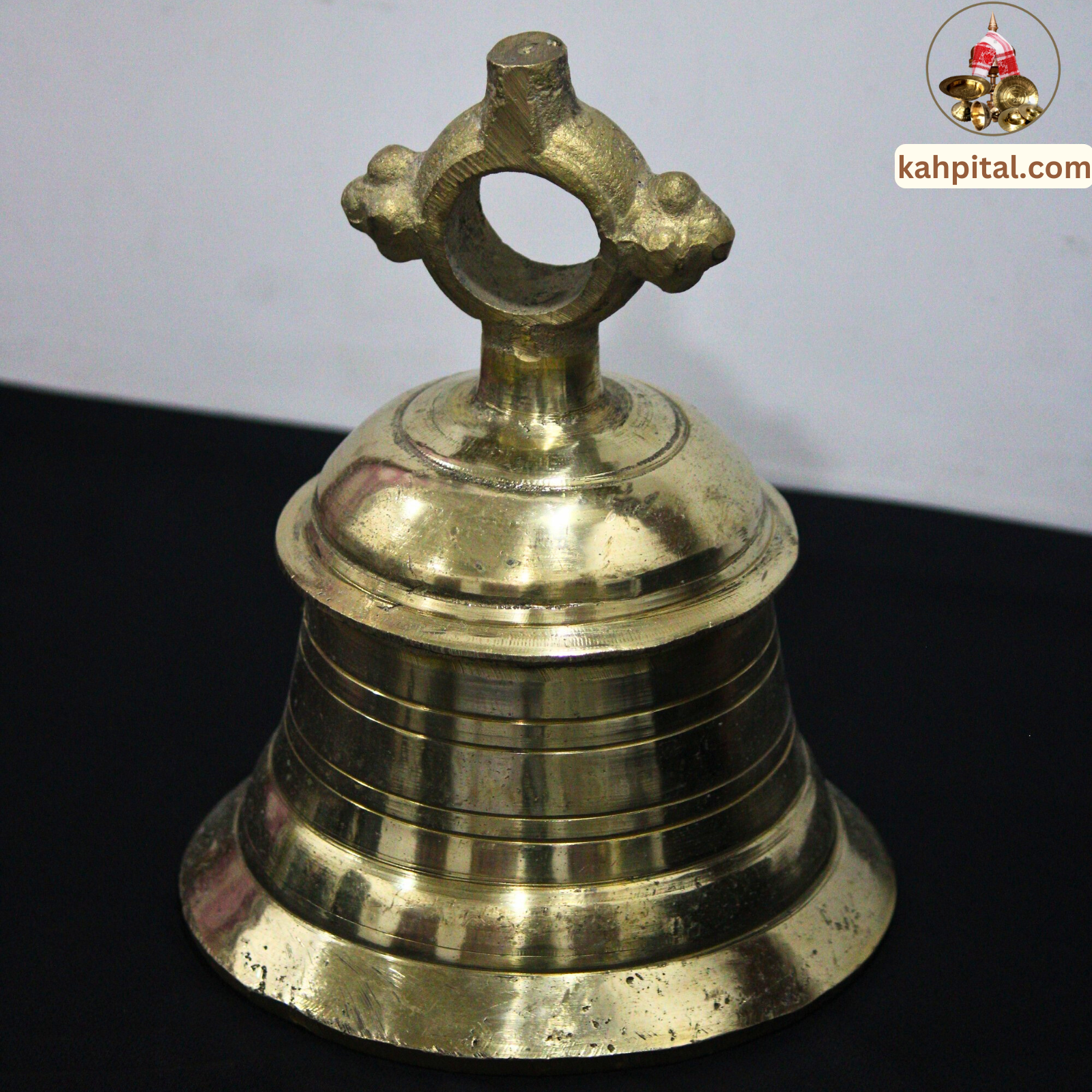 Premium Handmade Brass Hanging Temple Bell for Your Temple (5 Kg)