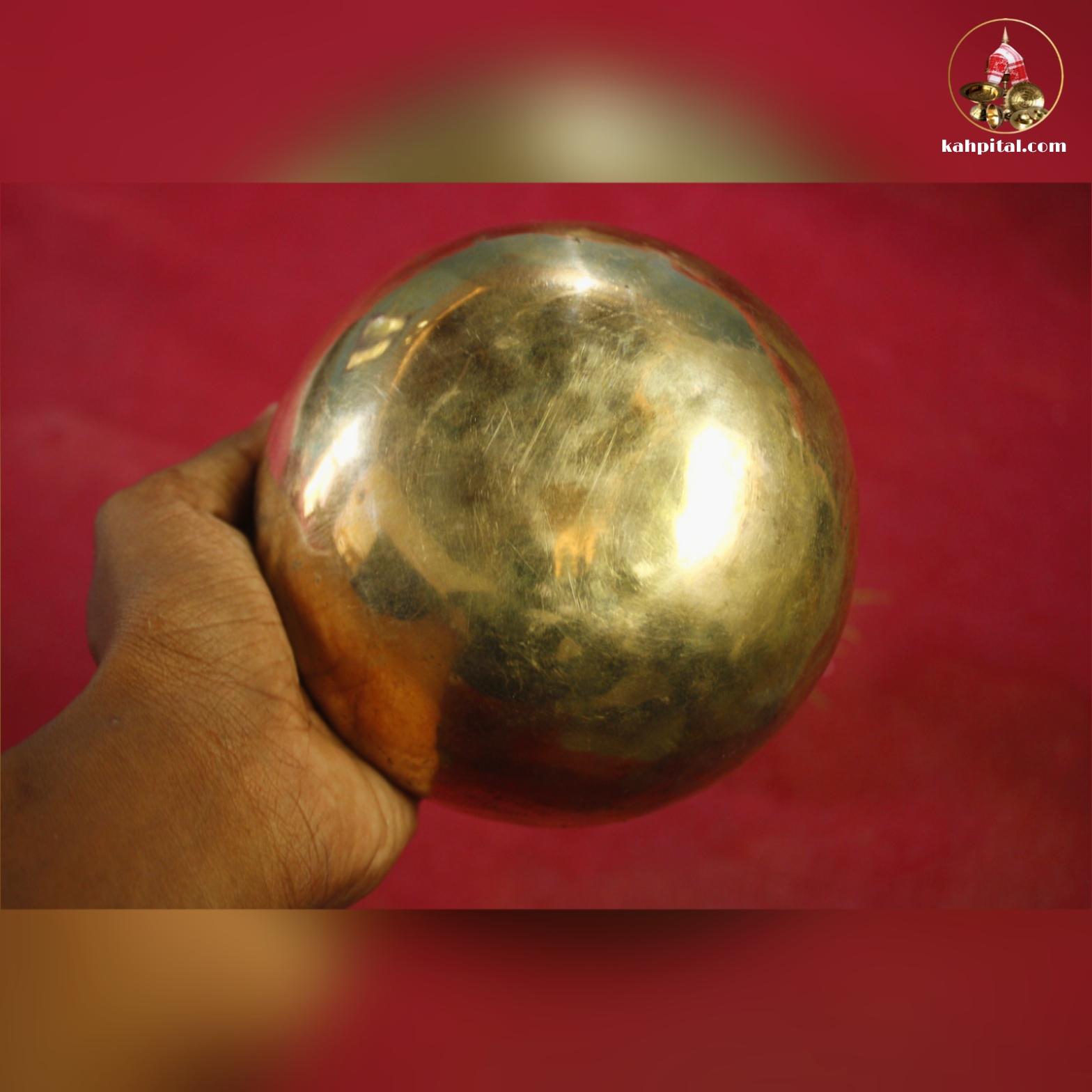 Premium Handmade Kansa (Bell Metal) Singing Bowl | Pure Kansa | Deep Resonance & Long Sustain | Meditation Bowl from India