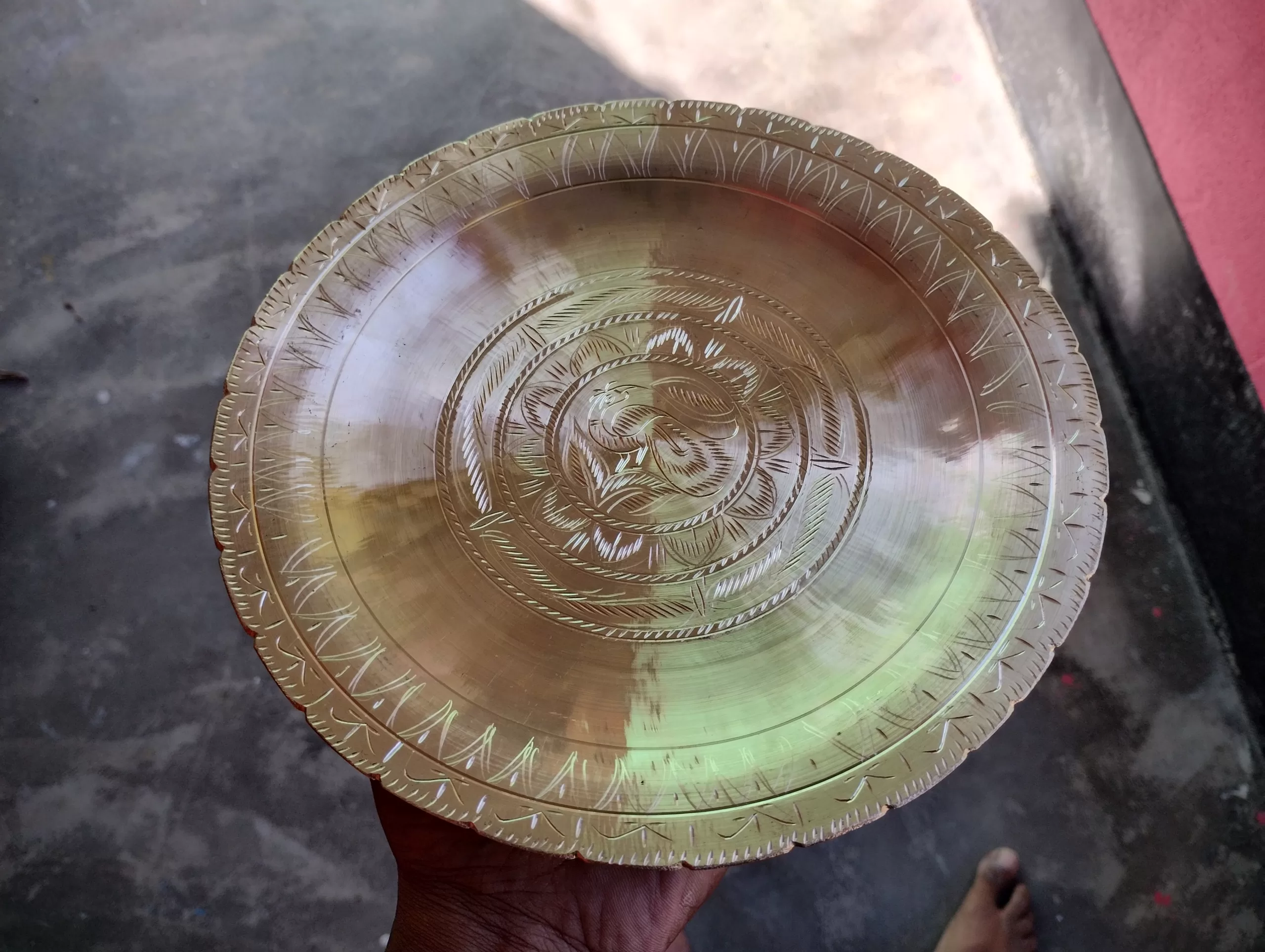 Bronze Plate or Bell Metal Plate (Kahor Plate)