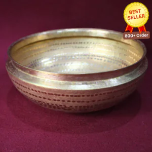 Brass Mixing Bowl (Urli Bowl)/ Assamese Tou (Multipurpose Use)