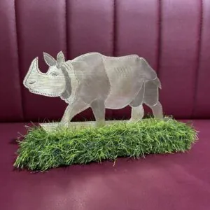 Handcrafted Bell Metal Rhino Perfect for Homedecor & Gifting