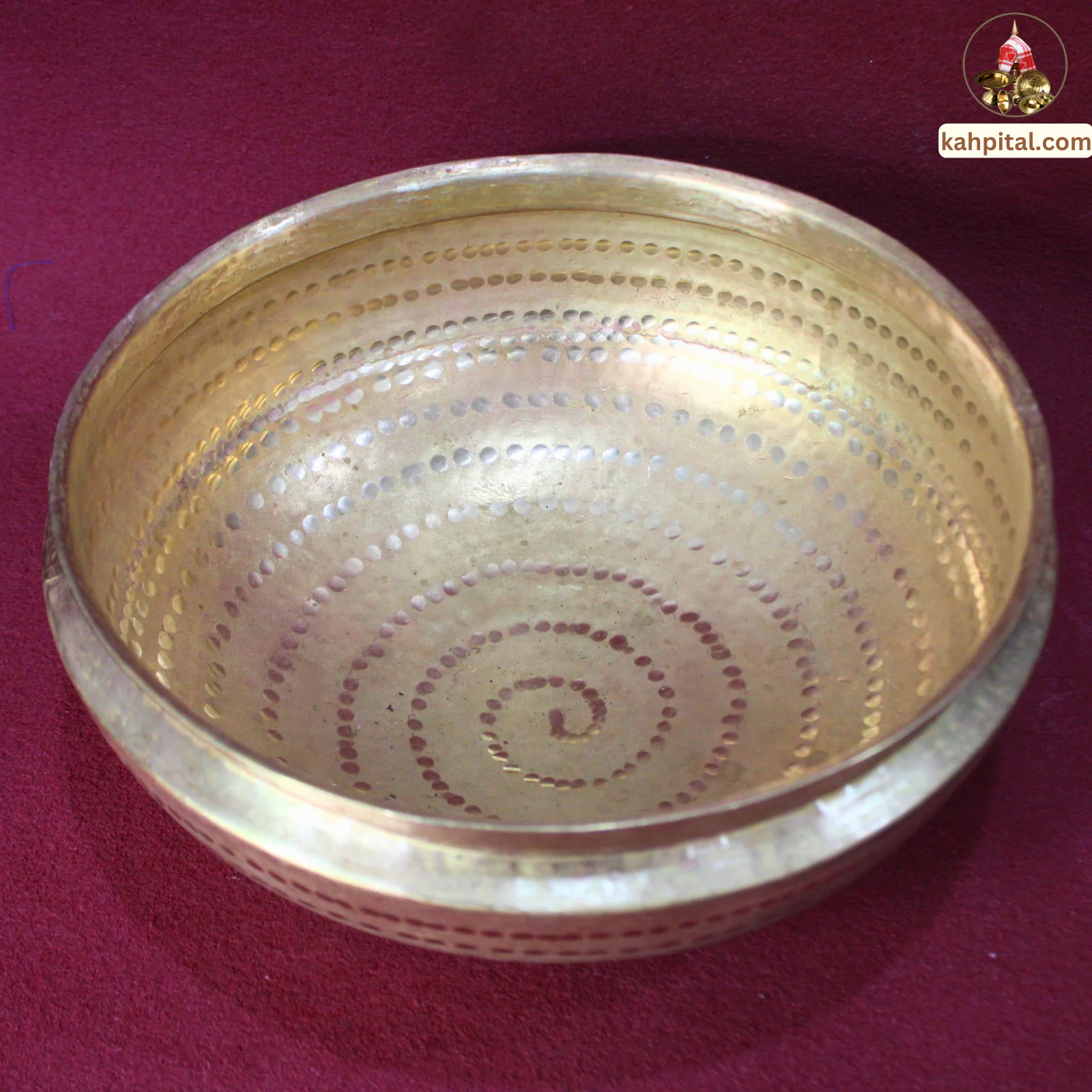 Brass Mixing Bowl (Urli Bowl)/ Assamese Tou (Multipurpose Use)