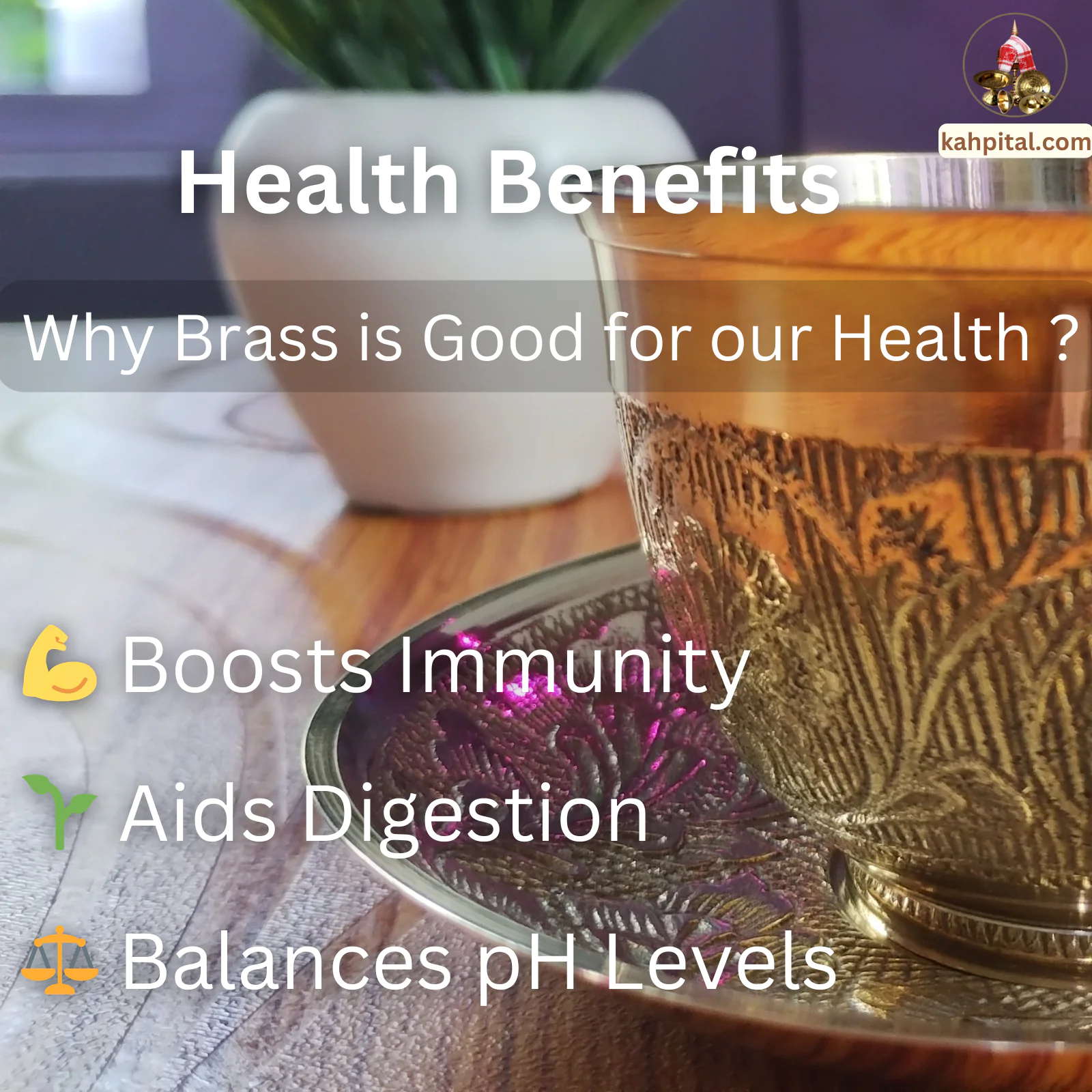 Brass Cup Plate Set for Your Kitchen