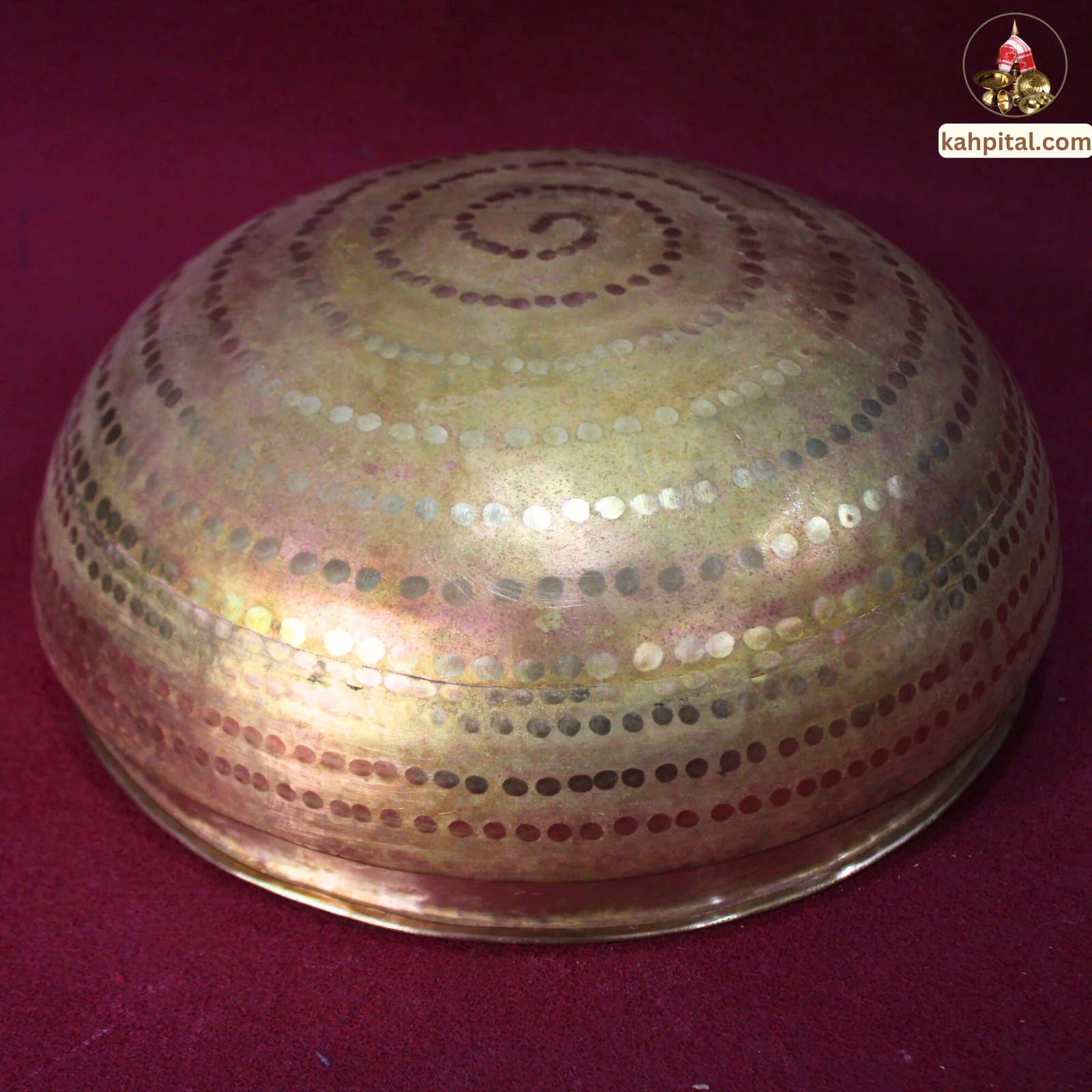 Brass Mixing Bowl (Urli Bowl)/ Assamese Tou (Multipurpose Use)