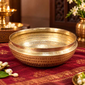 Brass Mixing Bowl (Urli Bowl)/ Tou (Multipurpose Use)