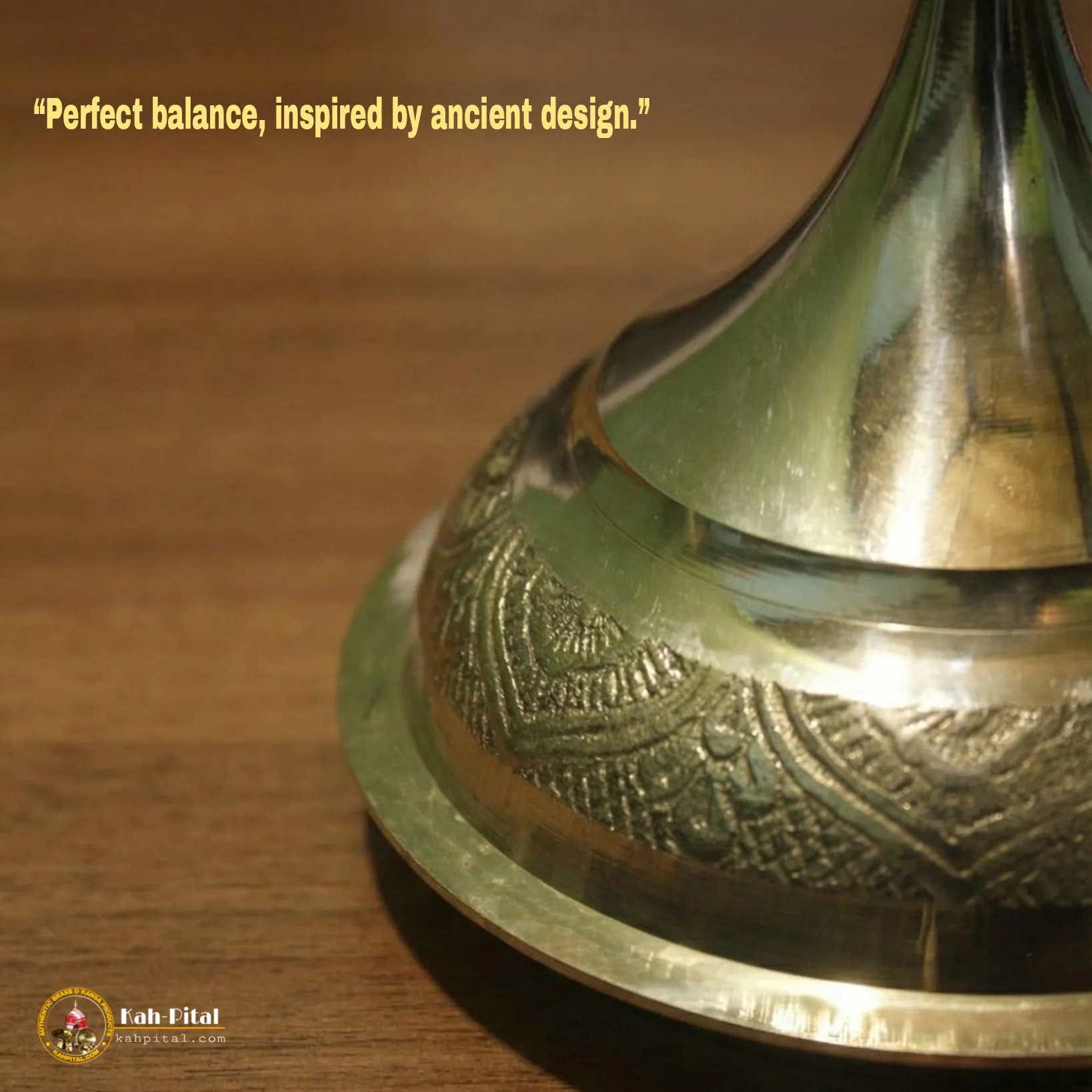 Premium Brass Handmade Showpiece Assamese Xorai for Home Decor & Gifting (Golden)