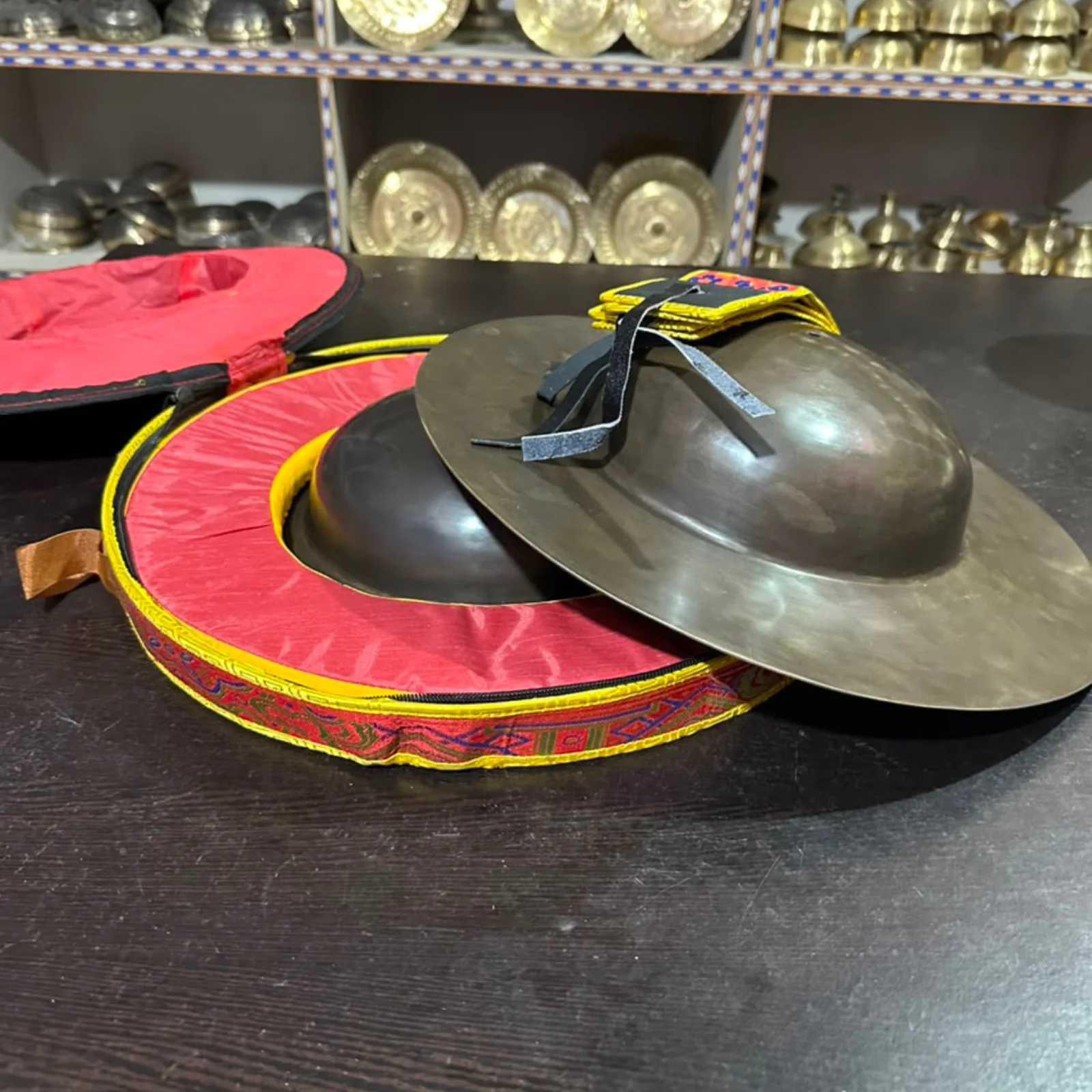 Rolmo Cymbals With Premium Cover (Jhyamta Or Jhyali Or Majura )