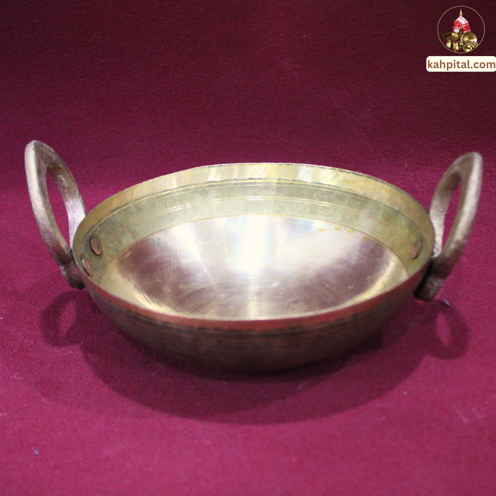 Premium Brass Kadai (Brass Kadhai) for Your Kitchen: Perfect for Daily Use-KahPital.com