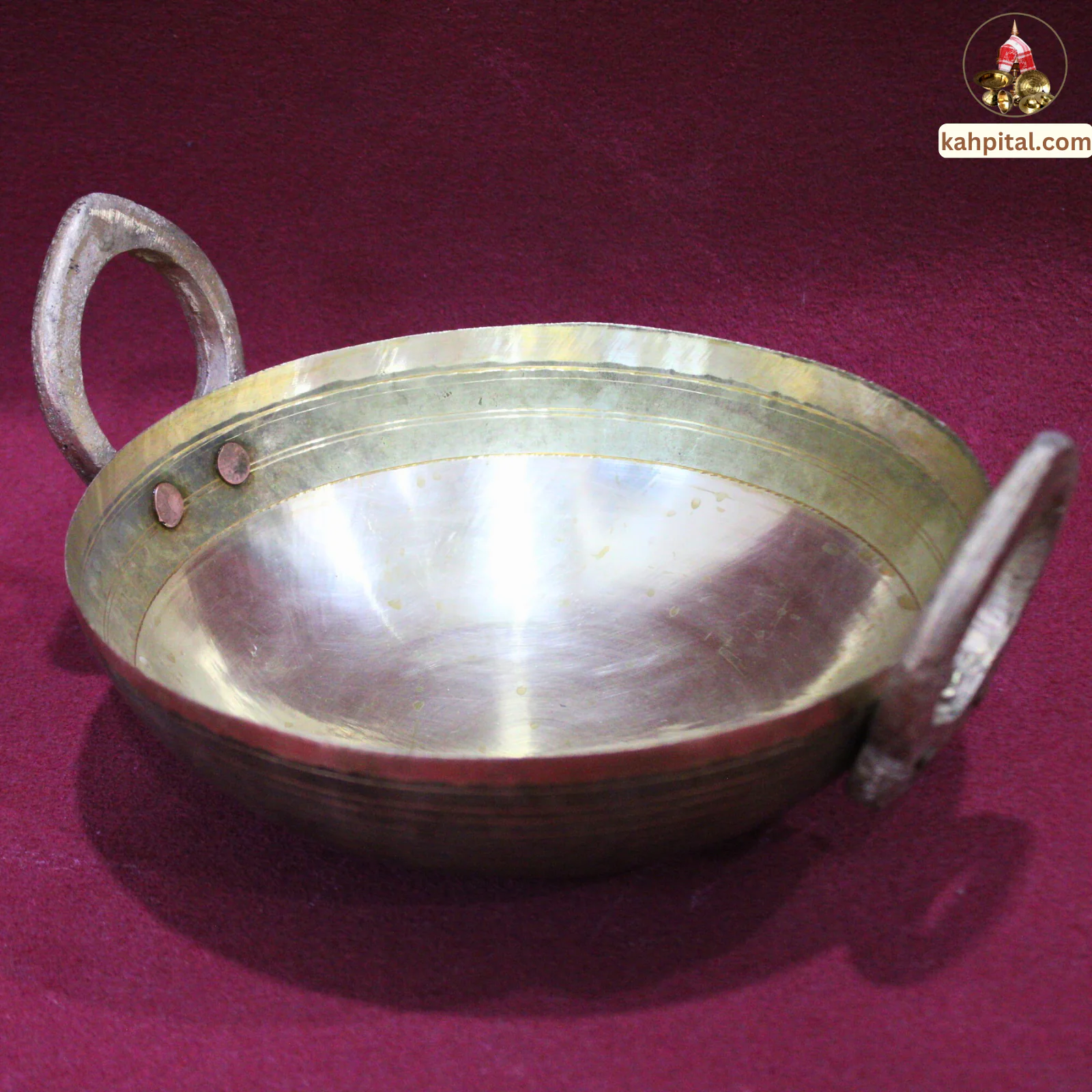 Premium Brass Kadai (Brass Kadhai) for Your Kitchen: Perfect for Daily Use-KahPital.com
