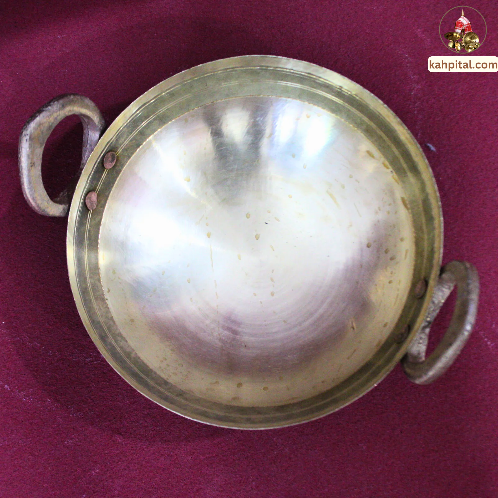 Premium Brass Kadai (Brass Kadhai) for Your Kitchen: Perfect for Daily Use-KahPital.com