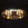 Handcrafted Brass Tray and Small Bowl Set for Dining