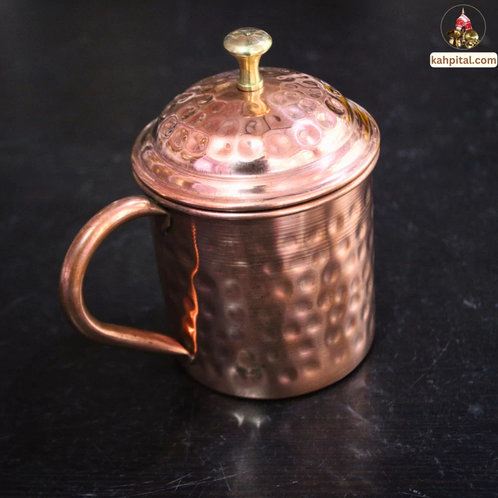 Copper Hammered Water Mug/Beer Cup