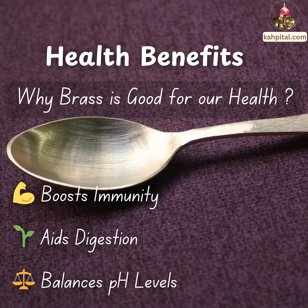 Premium Brass Spoon 5 Pieces : Perfect for Daily use, Special Occasions, and Gifting