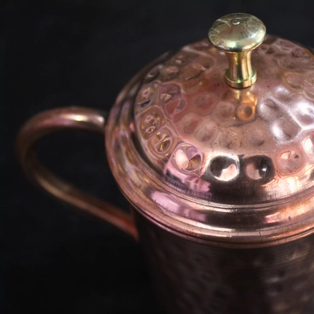 Copper Hammered Water Mug/Beer Cup