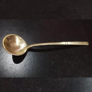 Handcrafted Brass Soup Spoon for Dining