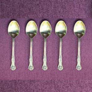 Brass Spoon 5 Pieces : Perfect for Daily use, Special Occasions, and Gifting