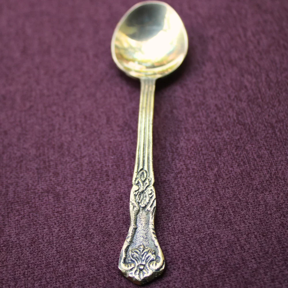 Brass Spoon 5 Pieces : Perfect for Daily use, Special Occasions, and Gifting