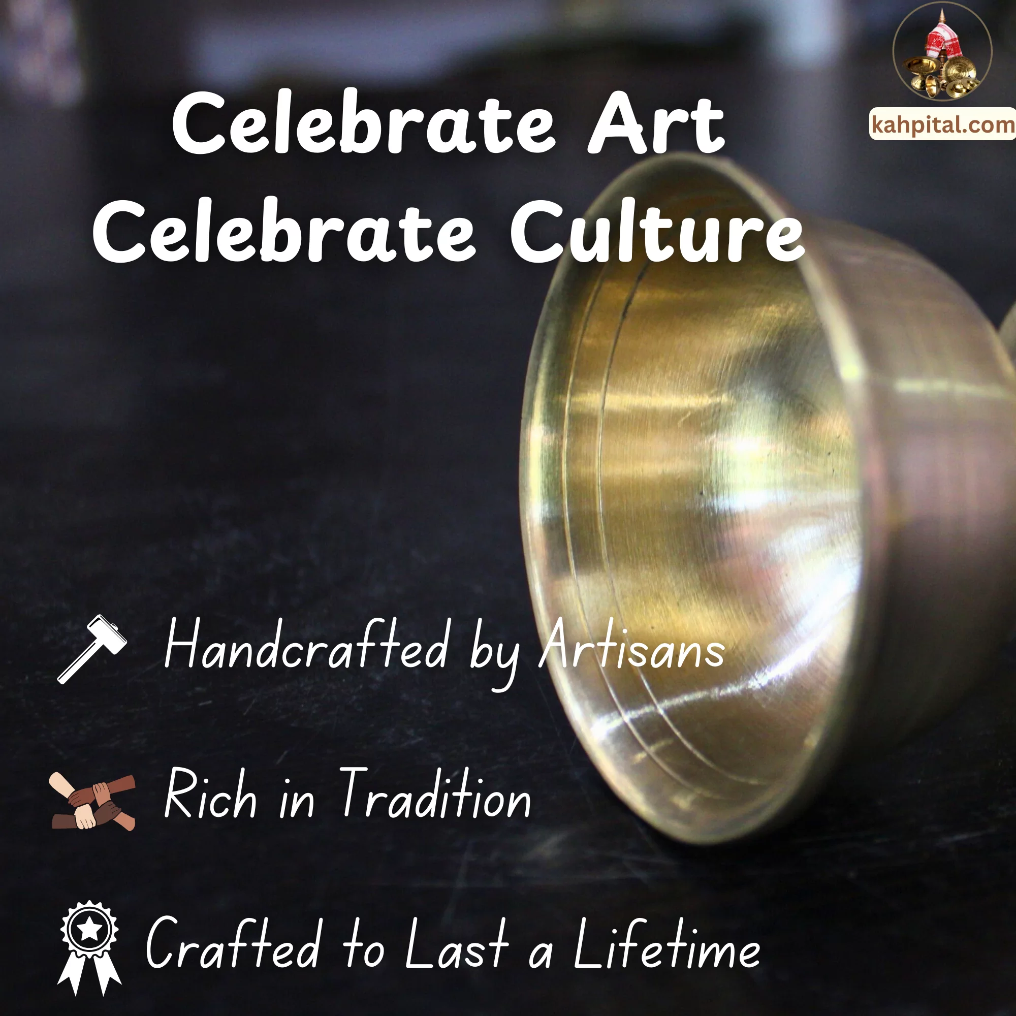 Banbati (Brass Stand Bowl )