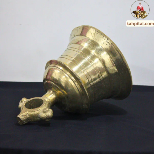 Premium Handmade Brass Hanging Temple Bell for Your Temple (5 Kg)