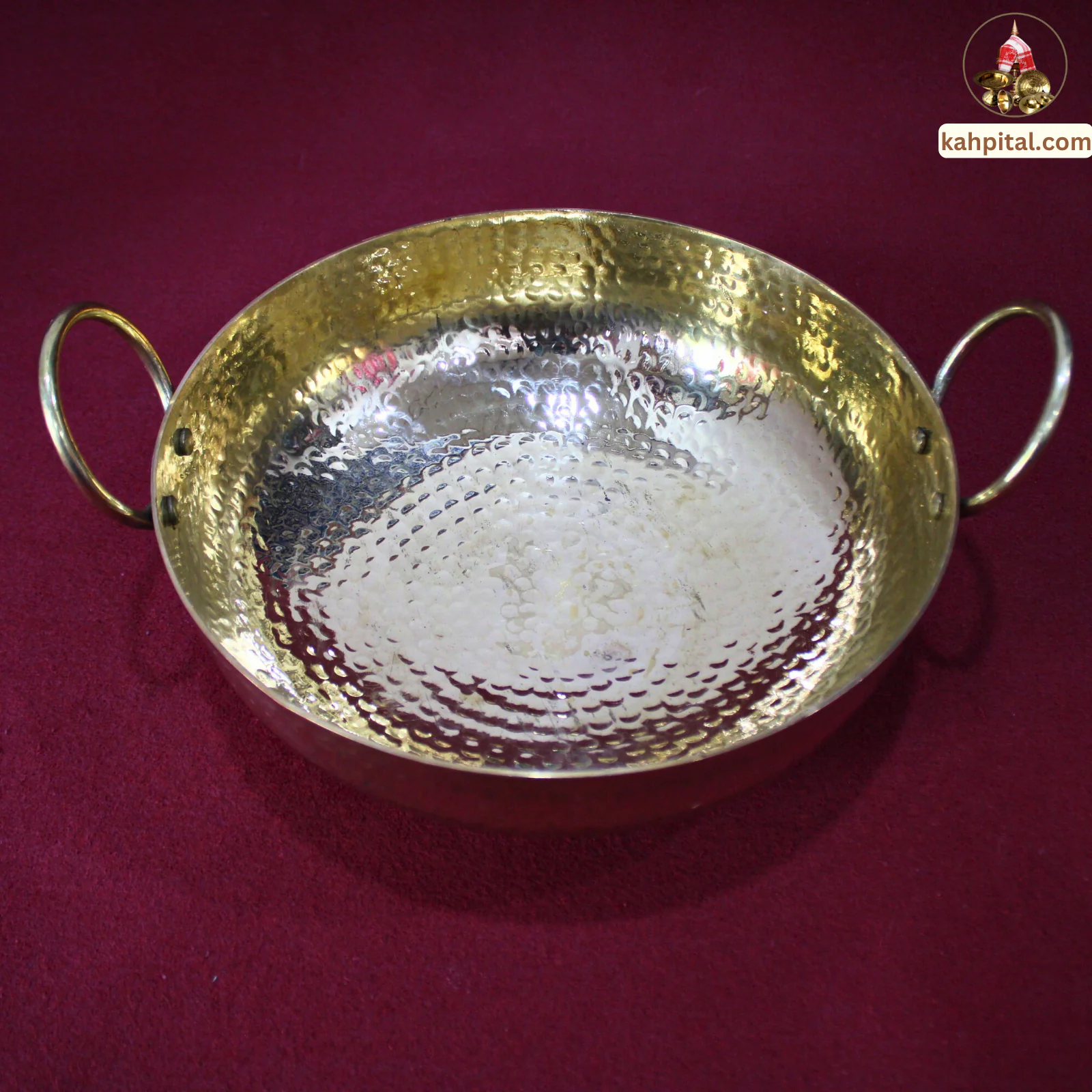Premium Smooth Finished Brass Kadai (Brass Kadhai) for Your Kitchen