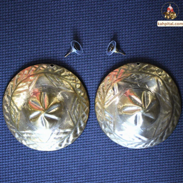 Premium Brass Handmade Traditional Earrings for Women – Round Japi Shaped (2.2 Inch)