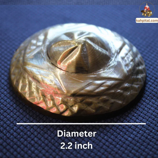 Premium Brass Handmade Traditional Earrings for Women – Round Japi Shaped (2.2 Inch)