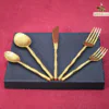 Luxury Brass Cutlery Set (Spoon Set)– Golden Shine