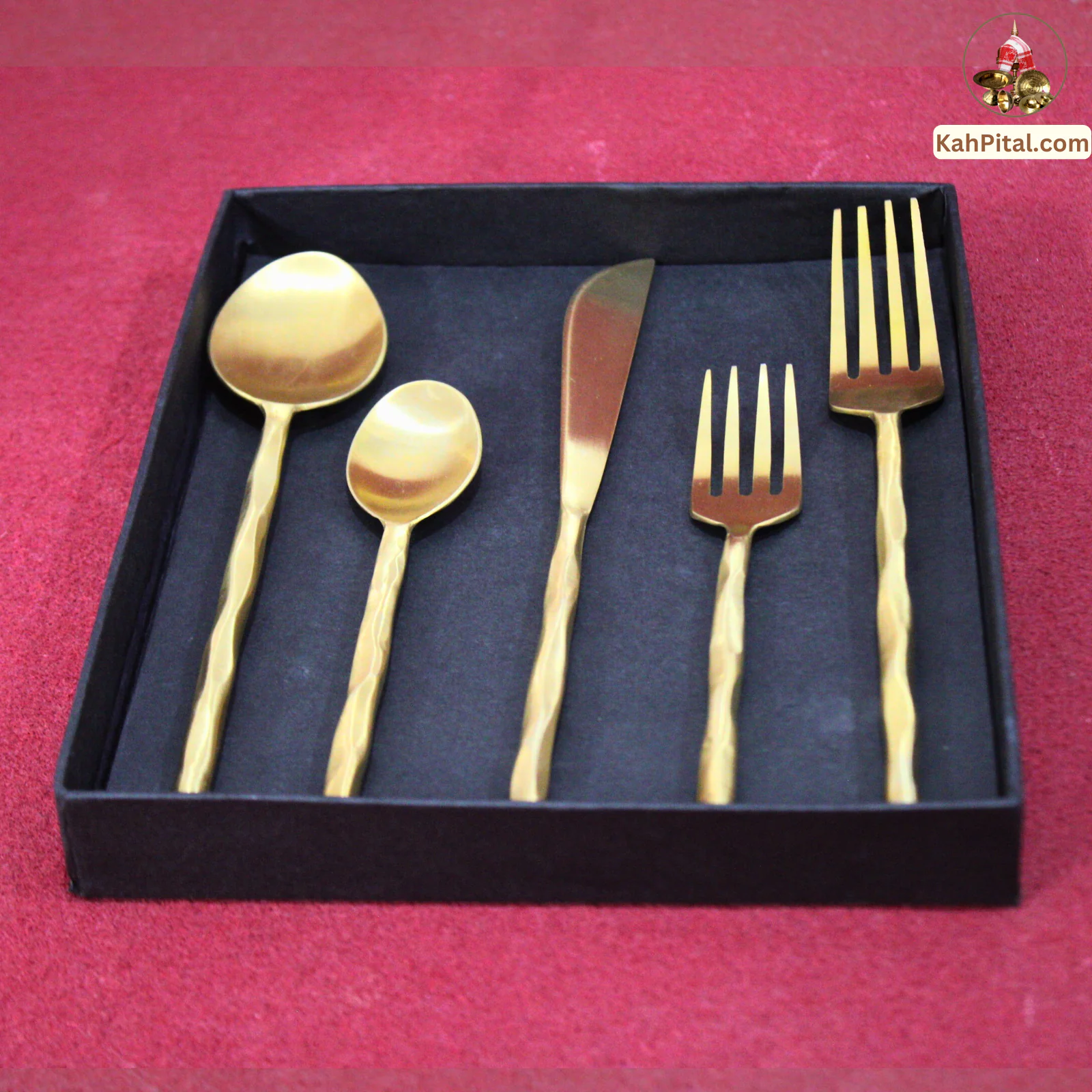 Luxury Brass Cutlery Set (Spoon Set)– Golden Shine
