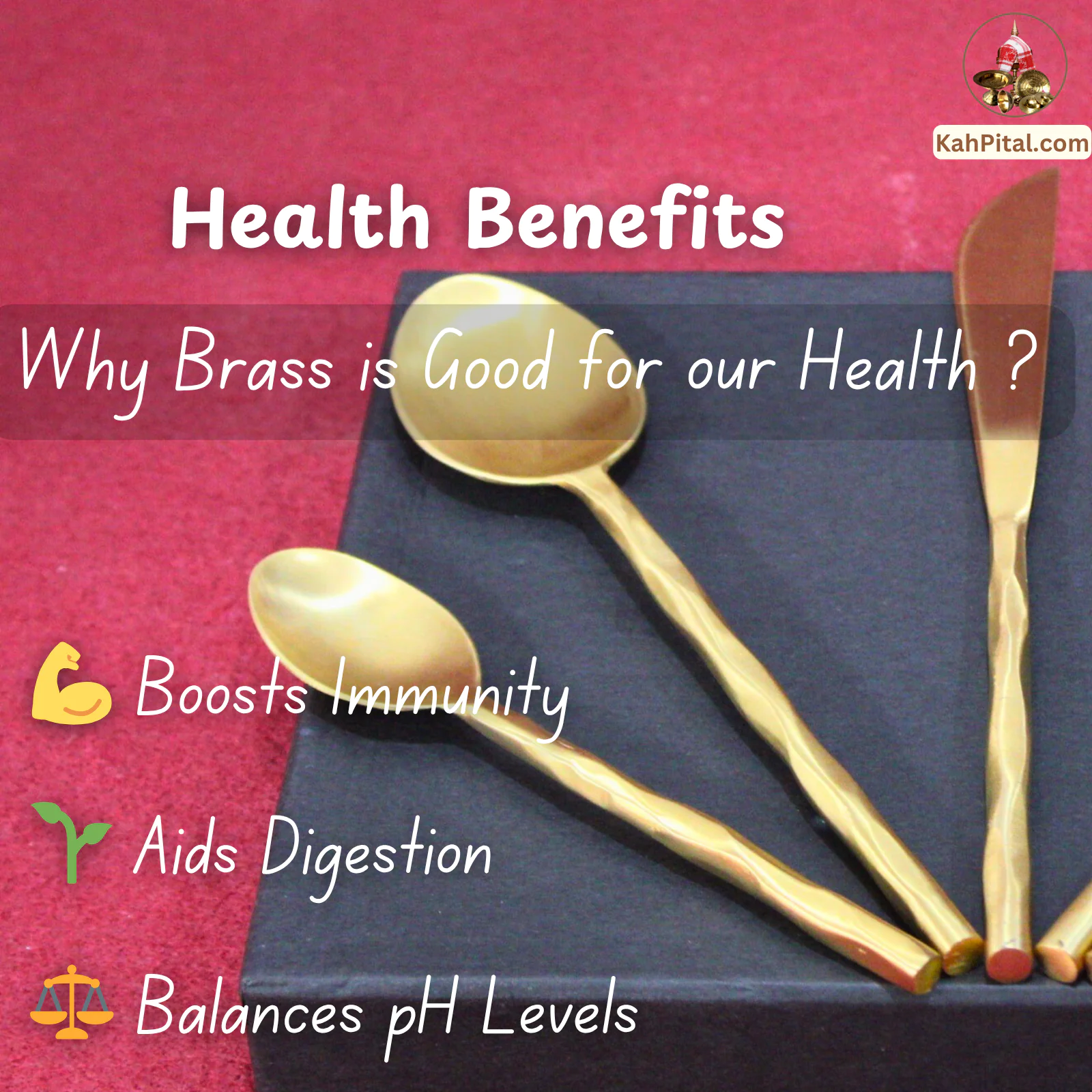 Luxury Brass Cutlery Set (Spoon Set)– Golden Shine