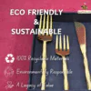 Luxury Brass Cutlery Set (Spoon Set)– Golden Shine