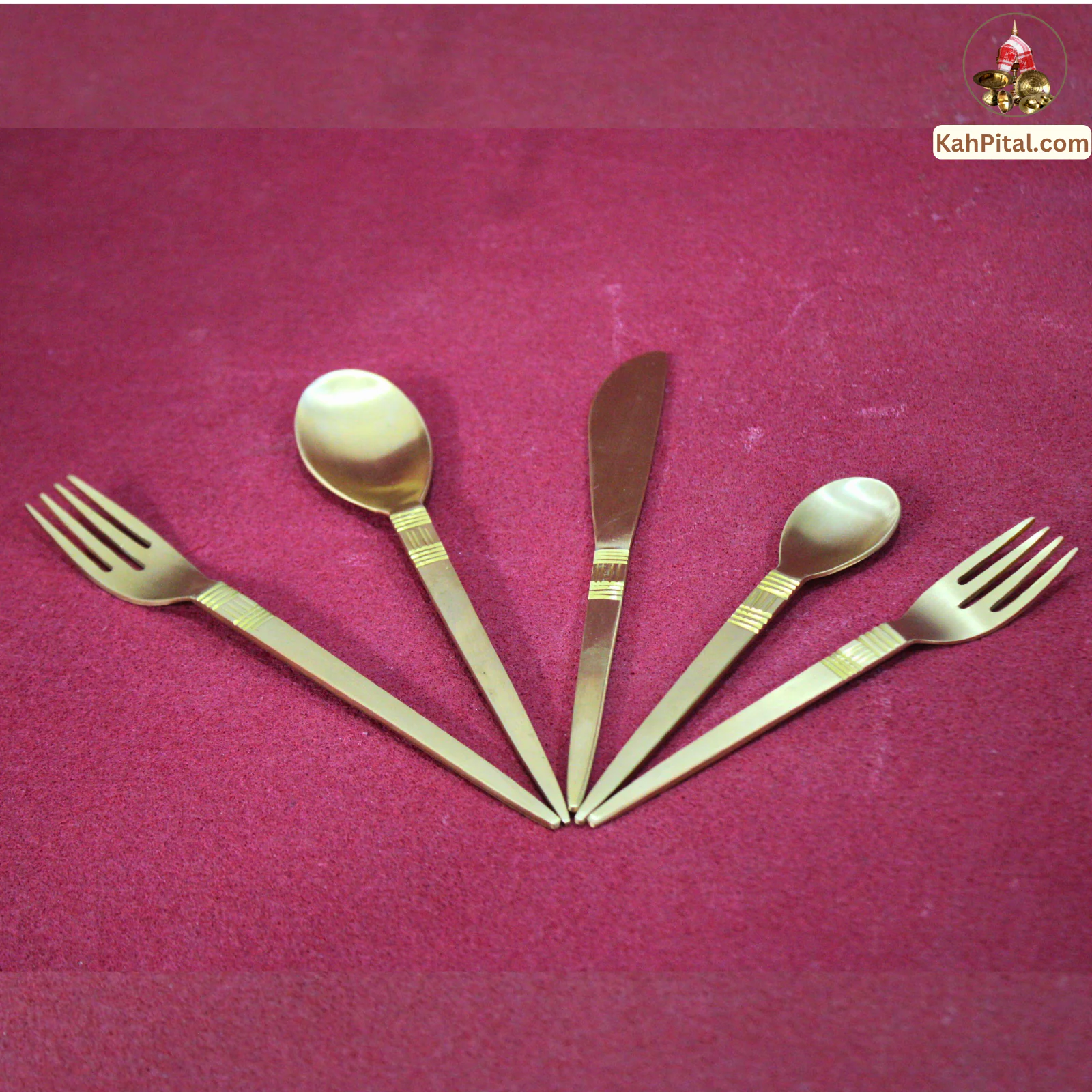 Premium Handmade Brass Cutlery Set – A Fusion of Tradition, Health & Elegance