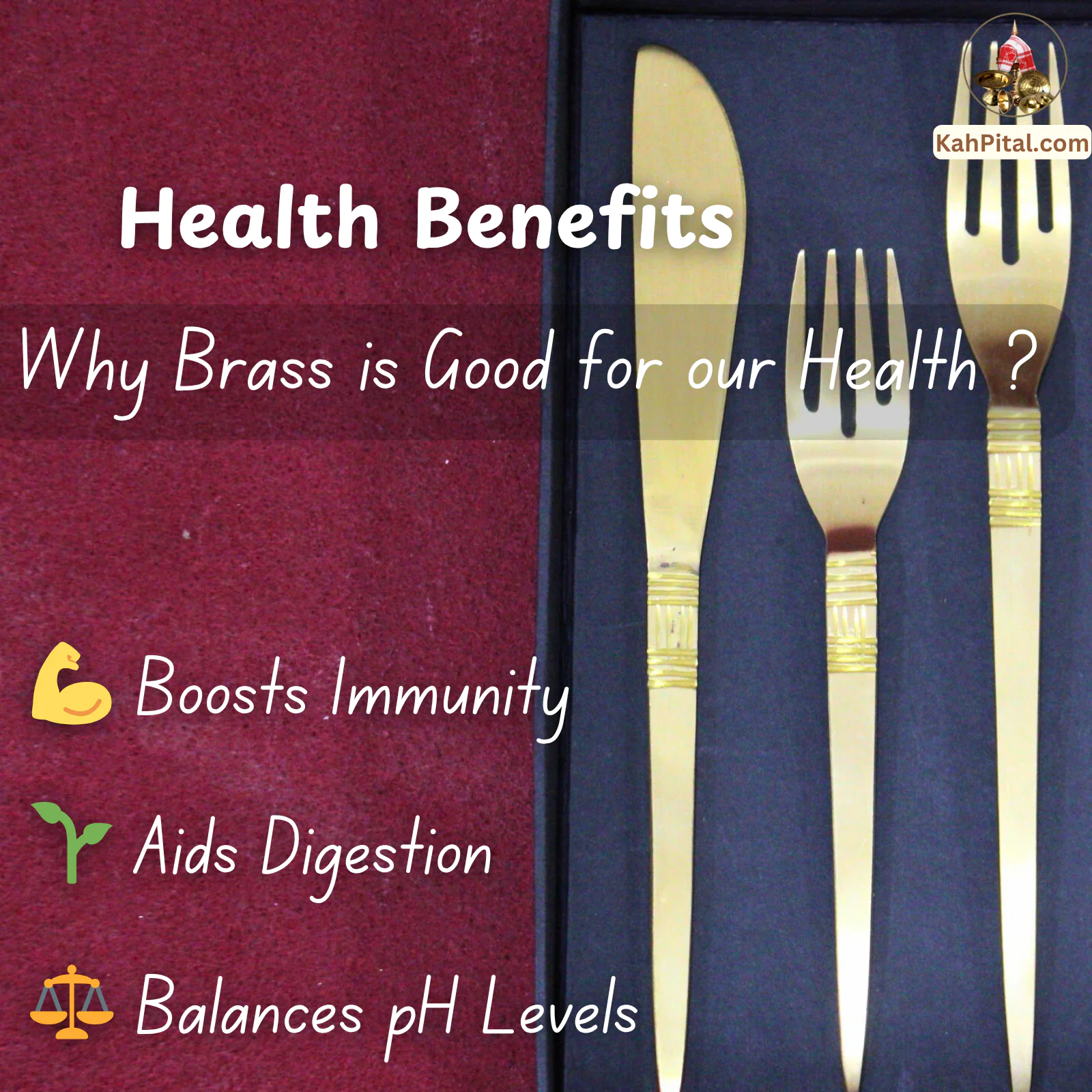 Premium Handmade Brass Cutlery Set – A Fusion of Tradition, Health & Elegance