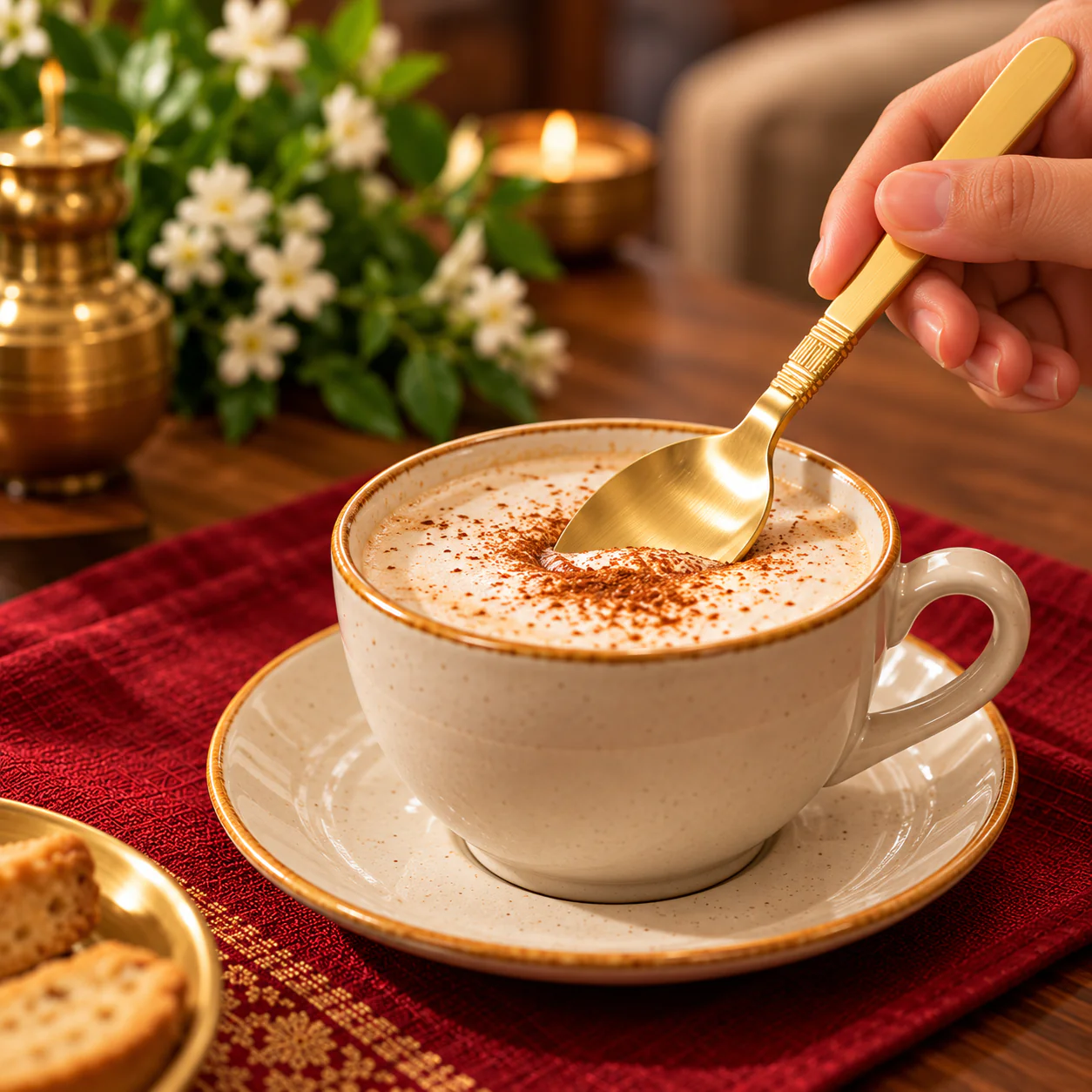 Premium Engraved Brass Cutlery Set – A Fusion of Tradition, Health & Elegance