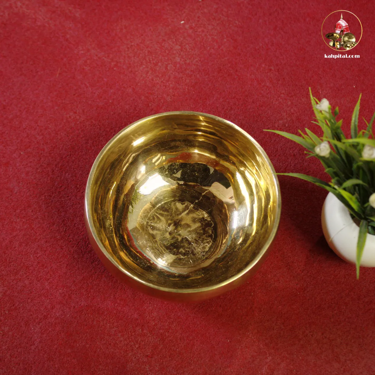 Premium Handmade Kansa (Bell Metal) Singing Bowl | Pure Kansa | Deep Resonance & Long Sustain | Meditation Bowl from India