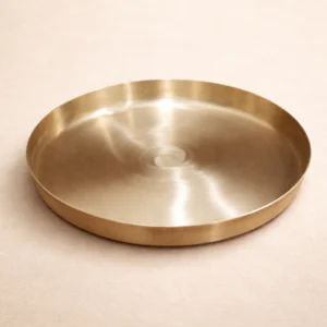 Handcrafted Kansa Thali (Bell Metal Plate) – Ayurvedic Dining for Everyday Wellness